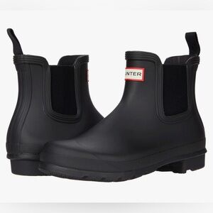 HUNTER WOMEN'S ORIGINAL CHELSEA BOOTS IN BLACK